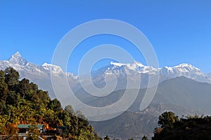 Annapurna massif view from Sarangkot