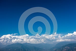 Annapurna mountain view, Pokhara, Nepal