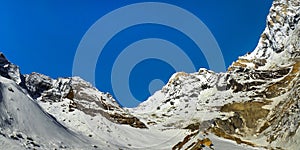 Annapurna Range from Annapurna Base Camp, Annapurna Conservation Area, Himalaya, Nepal