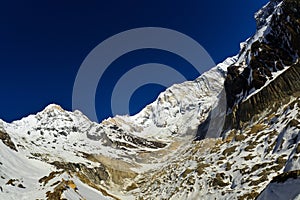 Annapurna Range from Annapurna Base Camp, Annapurna Conservation Area, Himalaya, Nepal