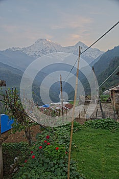 Annapurna South and Hiunchuli B