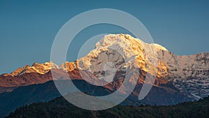 The Annapurna South in Nepal