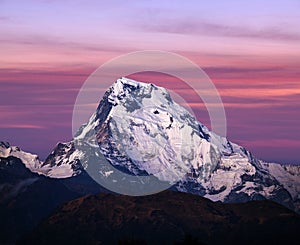 Annapurna South peak, Nepal Himalaya