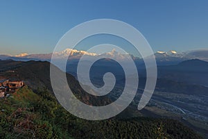 Annapurna view from sarangkot, Nepal