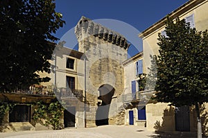 Annciene porte Ville,Remoulins, Gard, Languedoc-Roussillon, France