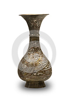 Anncient byzantine vase photo