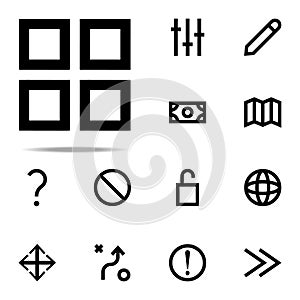 annexes icon. web icons universal set for web and mobile