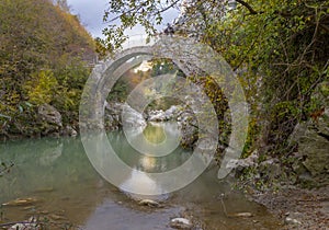 Annibale bridge on Titerno river