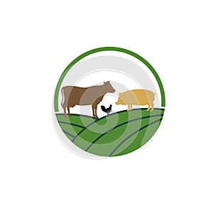 Annimal fram vector illustration