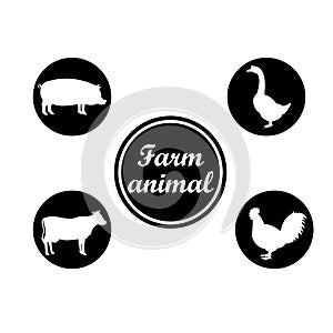 Annimal fram vector illustration