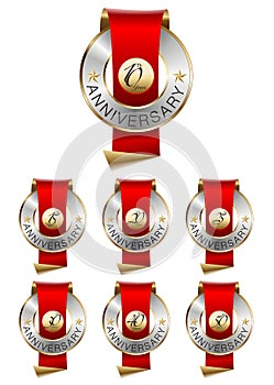 Anniversary Label set