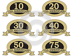 Anniversary seals with