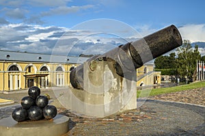 ÃÂ¡annon in Daugavpils Fortress photo