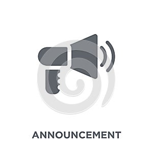 Announcement icon from Communication collection. photo