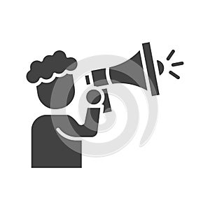 Announcement icon vector image.