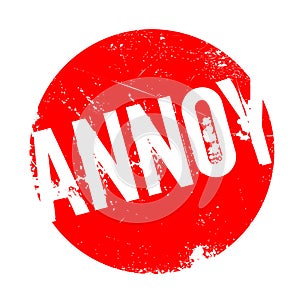 Annoy rubber stamp