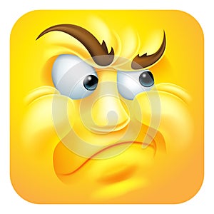 Annoyed Emoji Emoticon Icon Cartoon Character