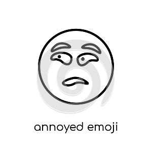 Annoyed emoji icon from Emoji collection.