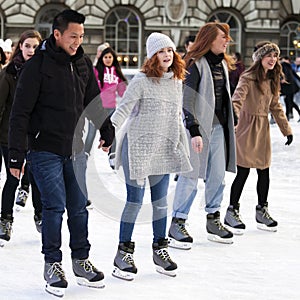 Annual Christmas Ice Rink at the Historic Somerset House