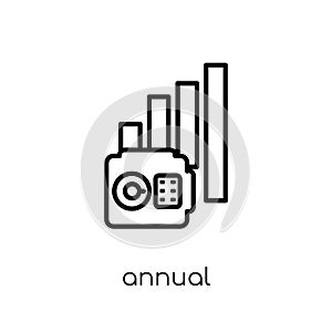 Annual equivalent rate (AER) icon from Annual equivalent rate (A photo