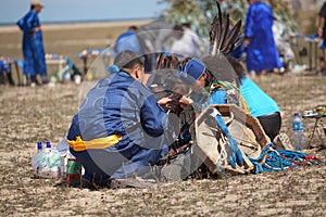 Annual gathering of shamans on Olkhon