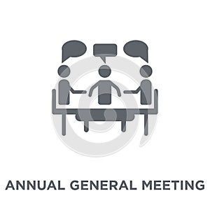 Annual general meeting (AGM) icon from Annual general meeting (AGM) collection.