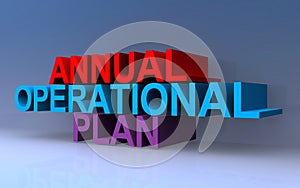 Annual operational plan