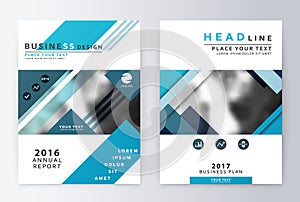 Annual report and brochure. Brochure template reports