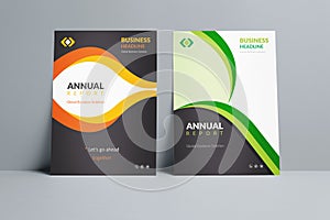 Annual Report Catalog Cover Design Template concepts Adept for multipurpose Projects