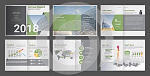 Annual Report, Company Profile, Agency Brochure, Multipurpose presentation template. photo