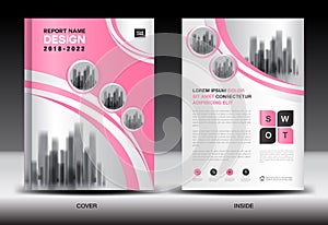 Annual report cover design, brochure flyer template, business advertisement, company profile