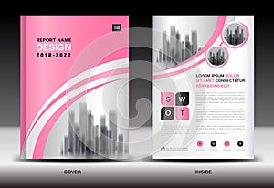 Annual report cover design, brochure flyer template, business advertisement, company profile