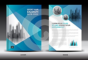 Annual report cover design, brochure flyer template, business advertisement, company profile