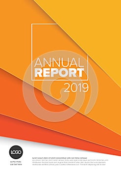 Annual report cover template