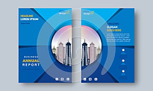 Annual Report Design Layout Flyer Template Multipurpose use