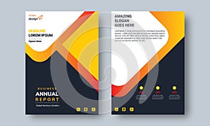 Annual Report Design Layout Flyer Template Multipurpose use