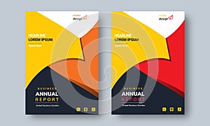 Annual Report Design Layout Flyer Template Multipurpose use