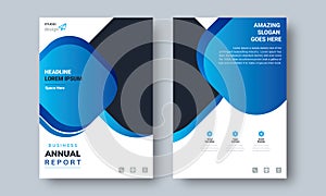 Annual Report Design Layout Flyer Template Multipurpose use