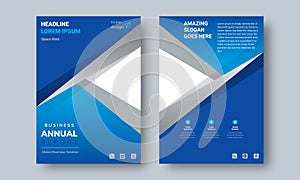 Annual Report Design Layout Flyer Template Multipurpose use