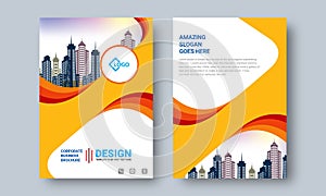 Annual Report Design Layout Flyer Template Multipurpose use