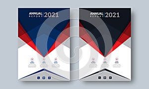 Annual Report Design Layout Flyer Template Multipurpose use