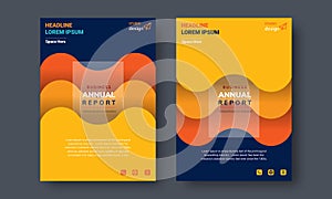 Annual Report design Layout Template Multipurpose use for any Project