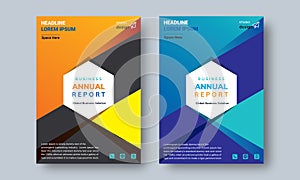 Annual Report design Layout Template Multipurpose use for any Project