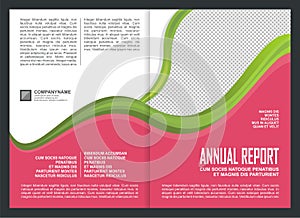 Annual Report Cover Template Design