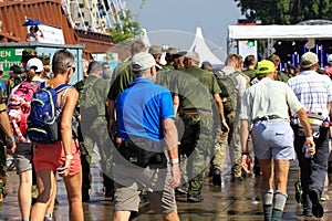 An annually recurring large walking event