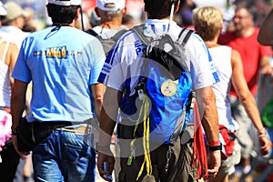 An annually recurring large walking event