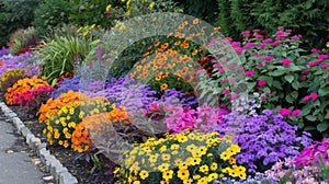 Annuals Color Spectrum in Gardens photo