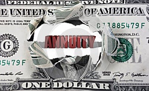 Annuity and dollar