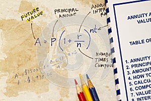 Annuity and principal value