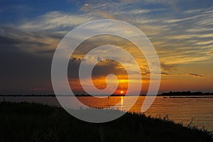 Annular Partial Solar Eclipse at Sunset